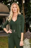 ONE UP - Camisa Foliage Militar