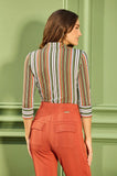 ONE UP - Camisa Valesca Estampado - Verão 27