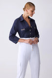 ONE UP - Camisa Viena Navy Marinho
