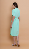 Borda Barroca - Vestido Chemise Melbourne Verde Menta