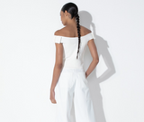 LAFORT - Top Ombro a Ombro Samantha Off White
