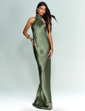 Ana Vargas - Vestido Longo Austin Oliva