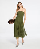 LAFORT - Vestido Midi Ginger Verde Central Park - Verão 27
