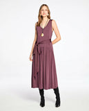 LAFORT - Vestido Midi Ebony Marrom Chelsea