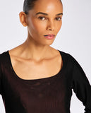 LAFORT - Blusa Decote U Eliana Preto - Verão 27