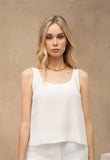 MADRE REINA - Regata Classic Silk Mr Seda OFF White