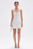 PATBO - Vestido Curto OFF White