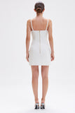 PATBO - Vestido Curto OFF White