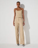 LAFORT - Top Corset Caetana Bege Pinacoteca Bege