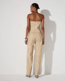 LAFORT - Top Corset Caetana Bege Pinacoteca Bege