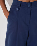 LAFORT - Calça Pantalona Elenora Azul Profundo