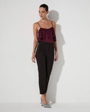 LAFORT - Calça Skinny Lucia Marrom Coffee
