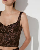 LAFORT - Top Estrutura Enrica Onça Reale Estampado