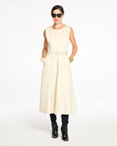 LAFORT - Vestido Midi Eleanor Cru Marfim - Verão 27