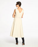 LAFORT - Vestido Midi Eleanor Cru Marfim - Verão 27