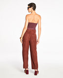 LAFORT - Top C/ Plumas Jolie Marrom Chelsea