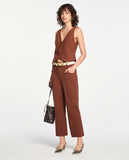 LAFORT - Calça Slim Tomie Marrom Malfatti