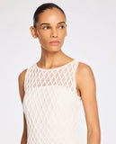LAFORT - Vestido Bordado Layla OFF White - Verão 27