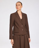 LAFORT - Blazer Amelie Marrom Noir - Verão 27