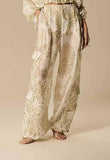 CAOS - Calça Cargo Organza Paisley Estampado