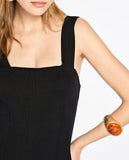 LAFORT - Vestido Midi Victoria Preto - Verão 27