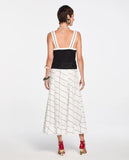 LAFORT - Top C/ Alças Carolina Preto/OFF White