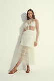 OLIVIAS - Saia Tule Babados Off White Off White