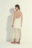 OLIVIAS - Saia Tule Babados Off White Off White