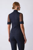 ONE UP - Jaqueta Black C/ Mesh Preto