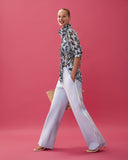 LAFORT - Camisa Slim Meli La Festa Azul Lagoon