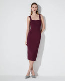 LAFORT - Vestido Midi Francesca Vermelho Venus