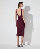 LAFORT - Vestido Midi Francesca Vermelho Venus