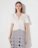 LAFORT - Blusa Manga Curta Lizzie OFF White