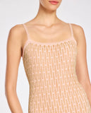 LAFORT - Vestido Midi Harper Rosa Ballet/ Dourado - Verão 27