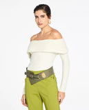 LAFORT - Blusa Ombro a Ombro Veronica OFF White