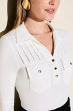 ONE UP - Polo Fluity OFF White