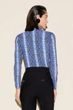 ONE UP - Polo Pontedera Azul Estampado