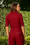 ONE UP - Polo Veneza Bordeaux - Verão 27