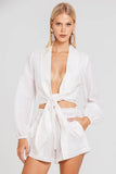 CHARTH - Camisa Melina Vanilla/Valsa - Verão 27
