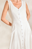 STROKE - Vestido Regata Branco
