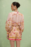 PATBO - Short Antoniette Rose Estampado - Verão 27