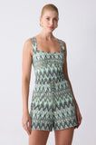 ONE UP - Shorts Fiorella Verde