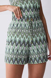 ONE UP - Shorts Fiorella Verde