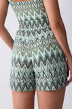 ONE UP - Shorts Fiorella Verde