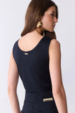 ONE UP - Top Black Nervuras Preto