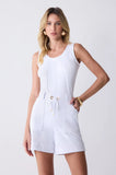 ONE UP - Top White Nervuras Branco