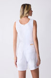ONE UP - Top White Nervuras Branco