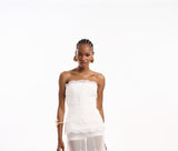 KOHDE - Corselet Estrutura em Renda OFF White - Verão 27