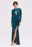 PATBO - Vestido Longo Verde Escuro