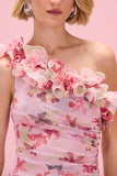 PATBO - Vestido Curto Orchid Bloom Rose - Verão 27